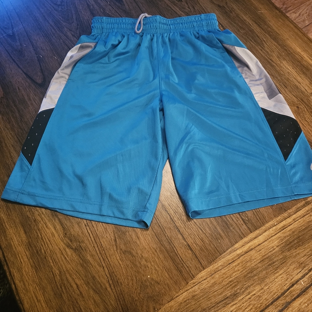 Nike Blue and Gray Athletic Shorts